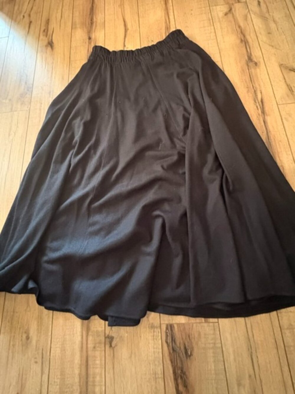 Carole Little 100% Wool Black Maxi/Midi Shirt - Size 12